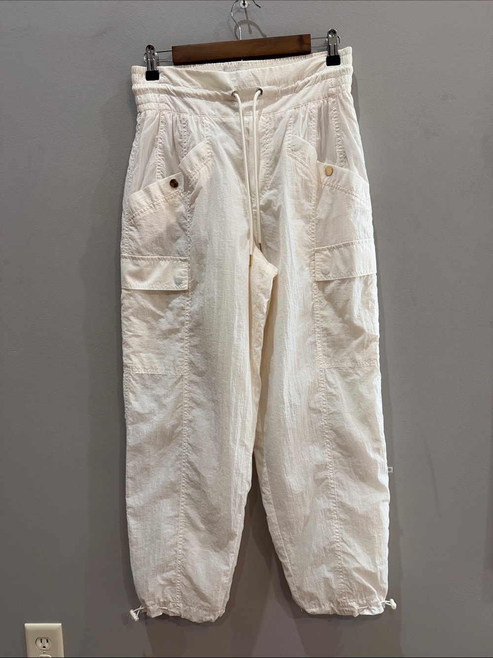 Off-White Drawstring Cargo Pants